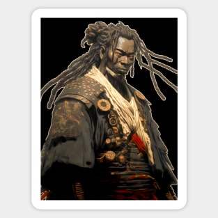 Yasuke Black Samurai in 1579 Feudal Japan No. 3 Sticker